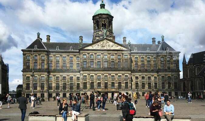 Amsterdam’s Palace, used for ceremonial occasions, was built in the late 1600s